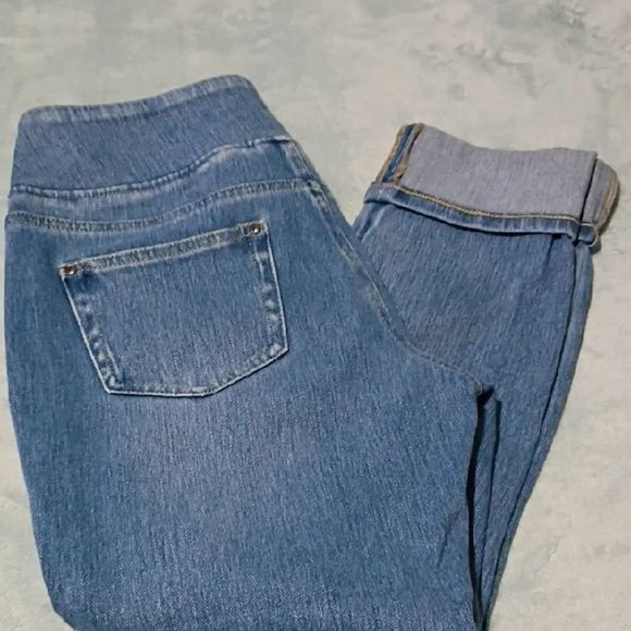 Belle Kim Gravel Light Blue Ankle Jeans Women Size 4P - Picture 10 of 12